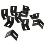 Vinkilfestingar 10 stk í poka Svart