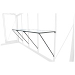 Vinnuborð 225x52sm Svart