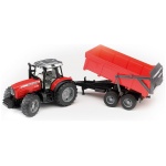 Massey Ferguson 7480 með vagni