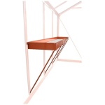 Sáðhilla m/brúnum 217x42sm Svart