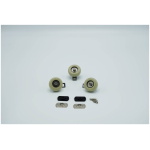 Hjól á þvöru 8mm (3 stk)