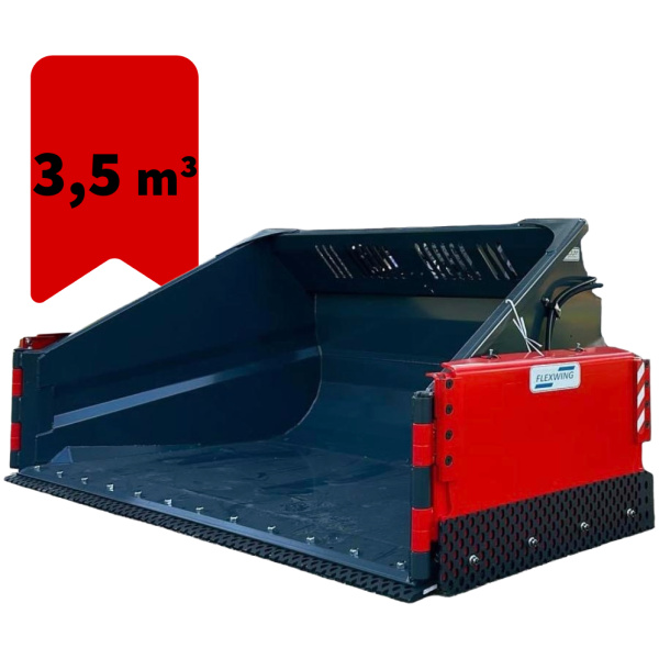 SILJUM Klaffskopa 3,5 m3 Flexwing