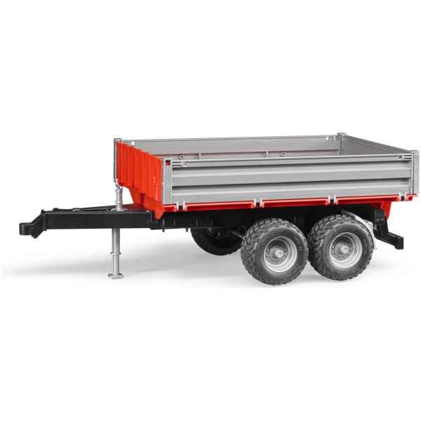 Sturtuvagn rauður/grár