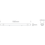 Samtengjanlegur iðnaðarlampi (1565mm) - Image 3