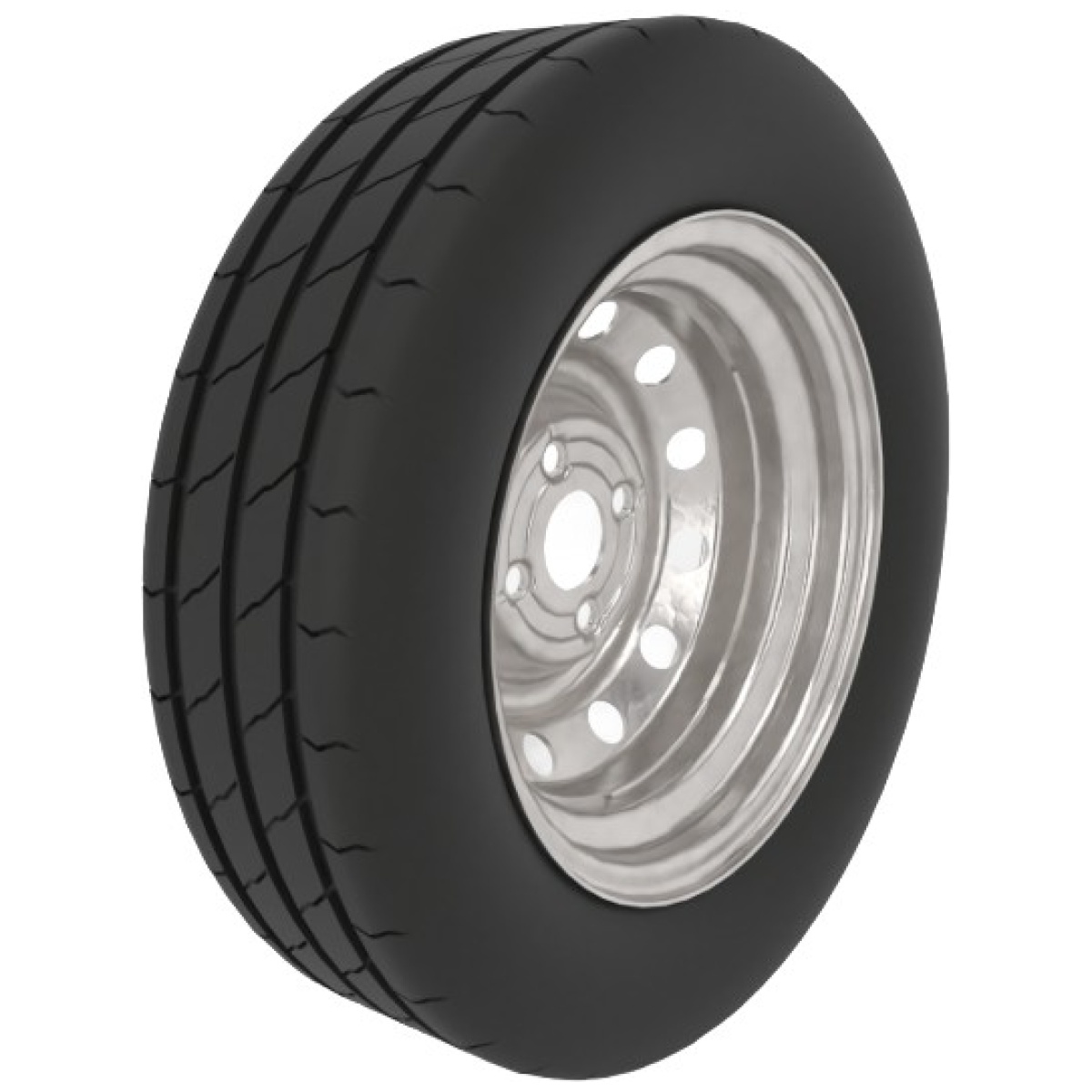Temared Dekk á felgu 155/70R13, 4x100, 4Jx13 - Image 2